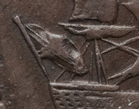 Ships, colonies and commerce - Drooping Flag - Token