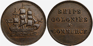 Ships, Colonies & Commerce Tokens - Identification Guide