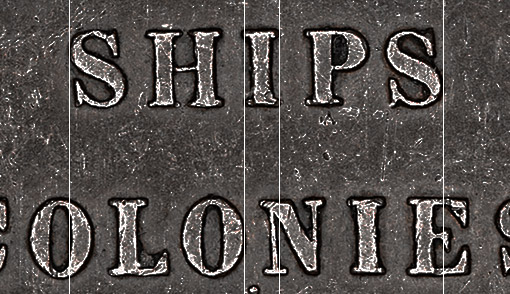 Ships, colonies and commerce - Ships aligned right - Token